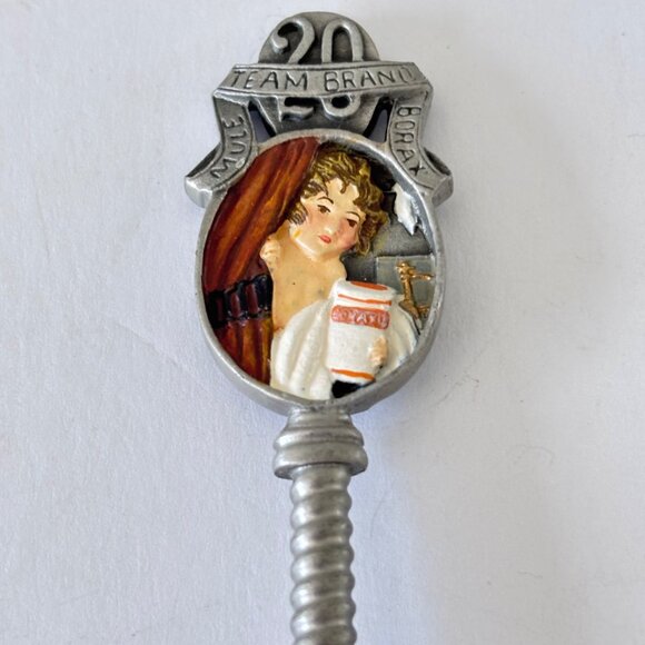 Franklin Mint Country Store Collectible Pewter Spoon Borax Advertising Vintage - Picture 2 of 4